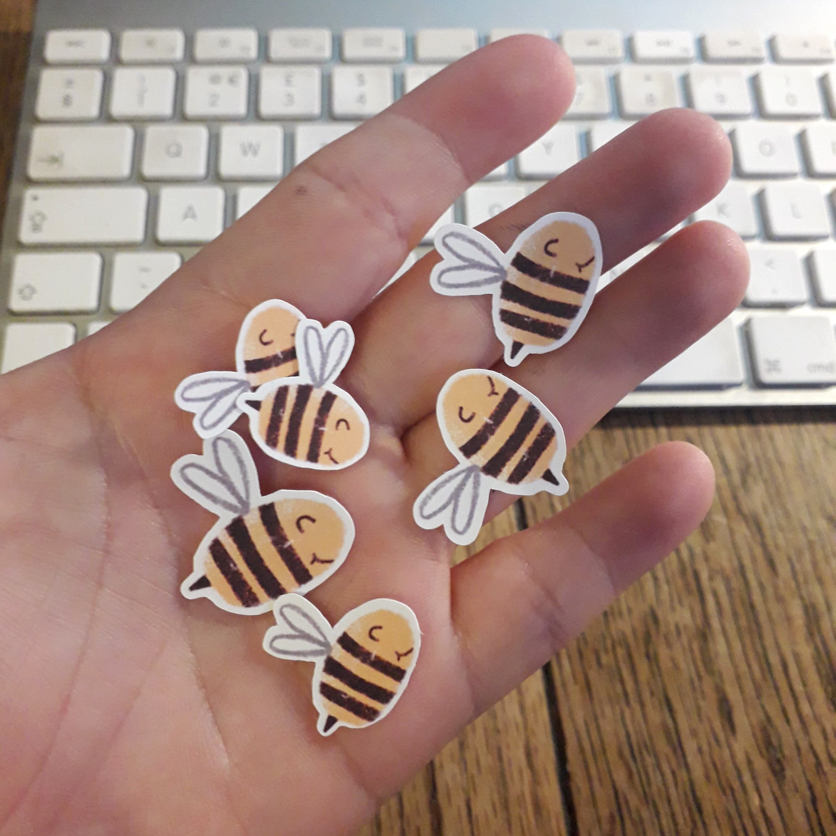 My Bee Hive Sticker Pack! (20 Mixed Size Bee Stickers, Tech Stickers ...