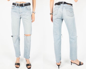 Rip 501 Jeans - Etsy Ireland