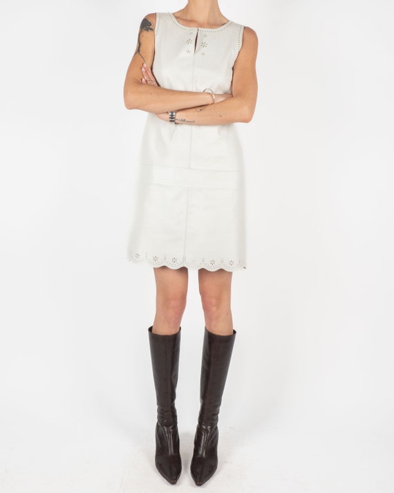 ROBE EN CUIR KOOKAI vintage seconde main preloved pr poss d