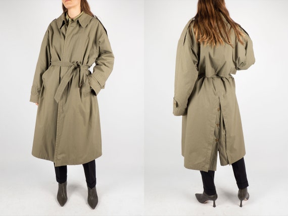 bugatti long trench coat