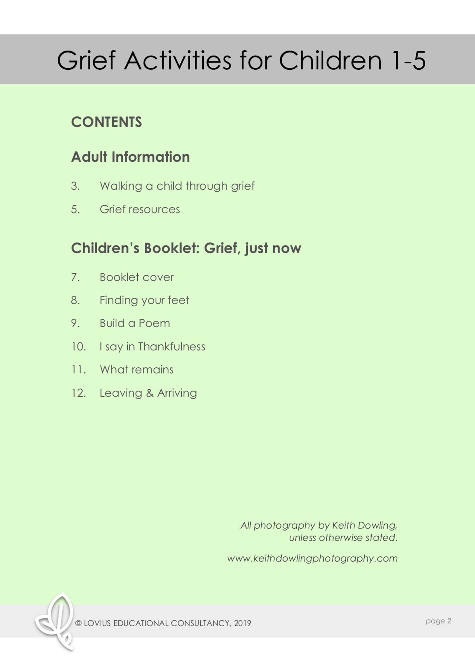 Grief Activities for Children 15 Etsy.de