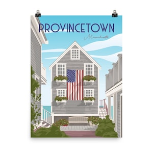 Provincetown Poster, Provincetown Print, Cape Cod Print, Cape Cod Wall Art, Provincetown Art, Provincetown Poster, Cape Cod Art,Provincetown