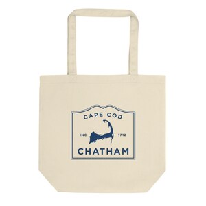 Chatham Cape Cod Tote Bag, Chatham Mass Tote Bag, Chatham MA Bag, Cape Cod Tote Bag, Cape Cod Tote, Cape Cod Beach Bag, Cape Cod Beach Tote
