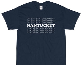 Nantucket Retro T-Shirt, Nantucket T-Shirt, Nantucket T Shirt, Nantucket Shirt, Nantucket MA T Shirt, Nantucket Gift, Nantucket T Shirts