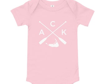 Nantucket ACK Baby Bodysuit, Nantucket Baby Body Suit, Nantucket Baby One Piece, Nantucket Baby Shirt, Nantucket Baby Gift, ACK Baby Shirt