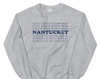 Nantucket Sweatshirt, Nantucket Retro Sweatshirt, Nantucket Gift, Nantucket Sweatshirts, Nantucket Apparel, Nantucket Shirts, Nantucket
