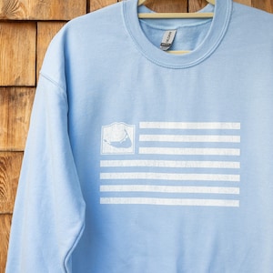 Nantucket Sweatshirt, Nantucket Flag Sweatshirt, Nantucket Mass Sweatshirt, Nantucket MA Sweatshirt, Nantucket Sweatshirts, ACK Sweatshirt