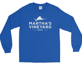 Martha's Vineyard långärmad t-shirt, Martha's Vineyard långärmad skjorta, Martha's Vineyard skjorta, Marthas Vineyard t-shirt, MVY skjorta