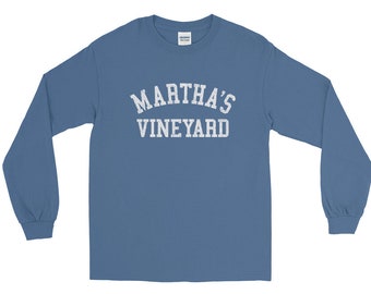Martha's Vineyard Long Sleeve Shirt, Martha's Vineyard Long Sleeve T Shirt, Martha's Vineyard T-Shirt, Martha's Vineyard Shirts