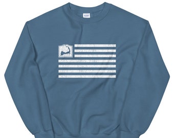 Cape Cod Sweatshirt, Cape Cod Flag Sweatshirt, Cape Cod Mass Sweatshirt, Cape Cod Sweatshirts, Cape Cod Apparel, Cape Cod Pullover, Cape Cod