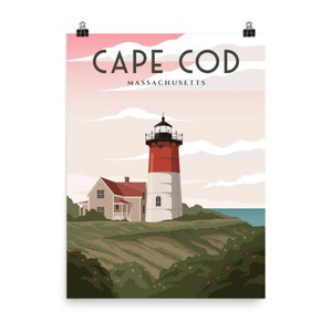 Affiche du phare de Cape Cod, Impression de Cape Cod, Art mural de Cape Cod, Art de Cape Cod, Affiche de Cape Cod, Décoration murale de Cape Cod, Impression de phare de Cape Cod