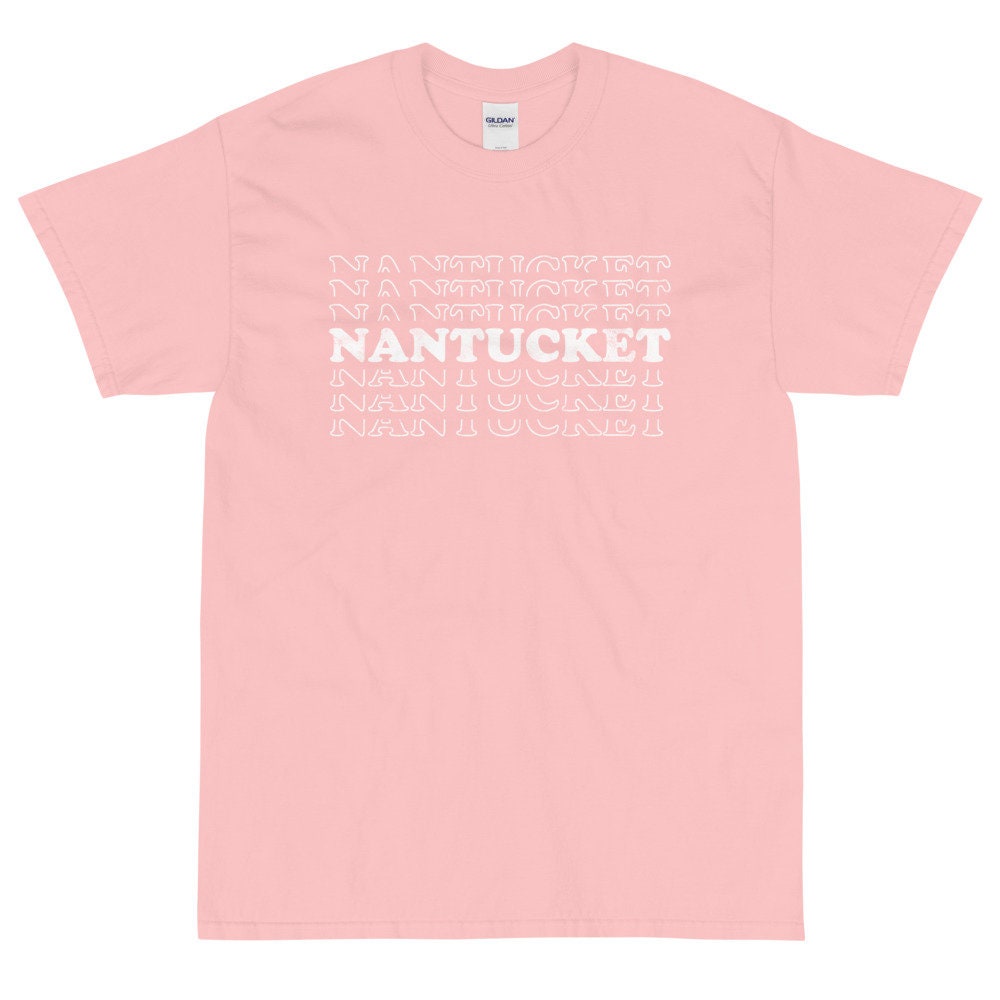 トップス 90's fabric art Nantucket S/S Tee Nantucket Retro T-shirt, Nantucket T-shirt, Nantucket T