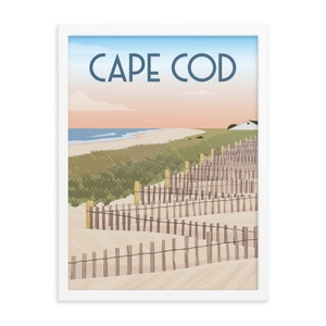 Cape Cod Beach Framed Poster, Cape Cod Print, Cape Cod Wall Art, Cape Cod Art, Cape Cod Poster, Cape Cod Wall Decor, Cape Cod Poster