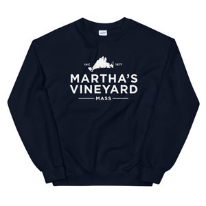 Martha's Vineyard tröja, Marthas Vineyard tröja, Martha's Vineyard MA tröja, Martha's Vineyard tröjor, MVY tröja Navy