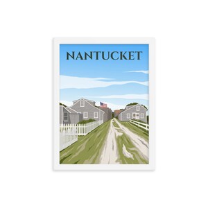 Nantucket Framed Poster, Nantucket Print, Nantucket Wall Art, Nantucket Art, Nantucket Poster, Nantucket Wall Decor, Nantucket Posters