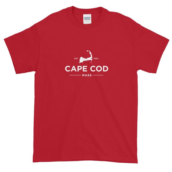 Cape Cod Mass Short Sleeve T-shirt, Cape Cod T-shirt, Cape Cod Tee