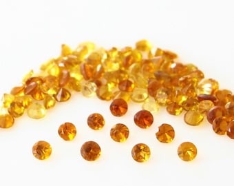 Natural Citrine 2mm and 3mm Round Faceted Loose gemstone, light yellow, Inclusion gemstone, Gemstone For Jewelry