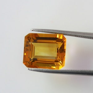 Best Quality 12 x 10 mm Golden Citrine Octagon Faceted Loose gemstone AAA Quality, Inclusion Free