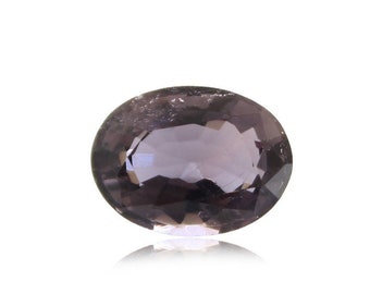 Smokey Purple Tourmaline 13x10mm 6 carat Oval Faceted Loose Gemstones, Single Piece Natural Gemstone For Jewelry.