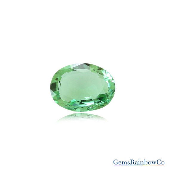 Tourmaline Verte Ovale - 5 X 3 Mm - Pierre Précieuse Non Traitée - Lot
