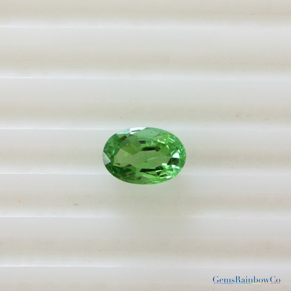 Pierre Tourmaline Verte Naturelle 1,13 Ct - Qualité AAA - Taille Carrée 6x6 Mm - WS1