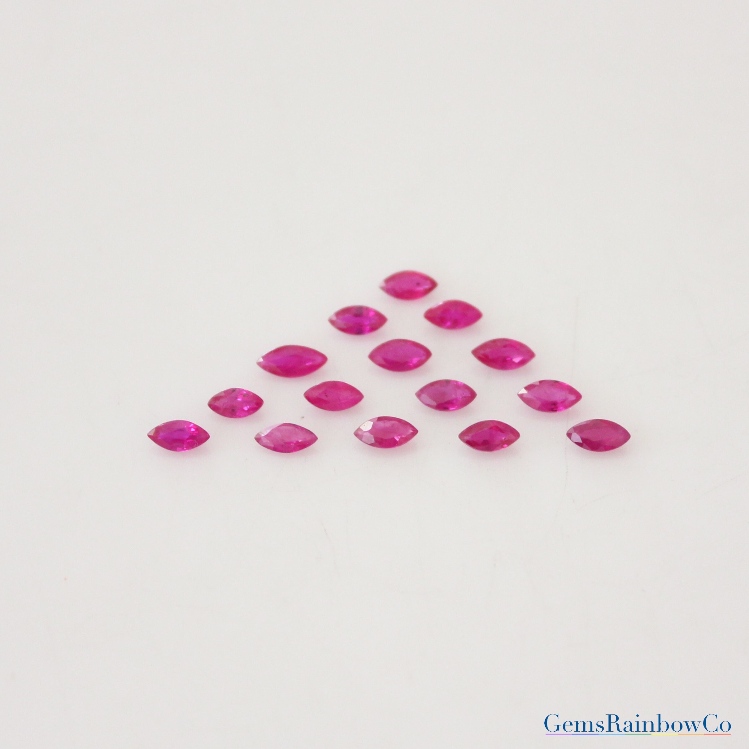 Natural Ruby Marquise Faceted 5x2.5 mm Loose gemstone AA Quality Gemstone for jewelry making