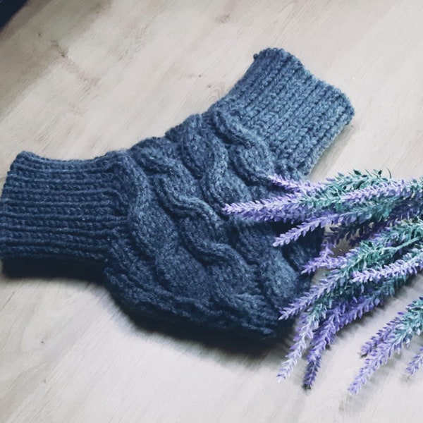 Mitaines pour couple, gants pour amoureux en tricot, cadeau de Noël pour elle