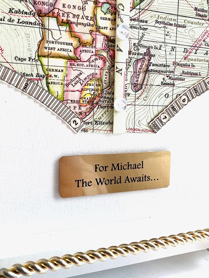 Unique Nursery Wall Decor World Map Baby Wall Art Travel Etsy