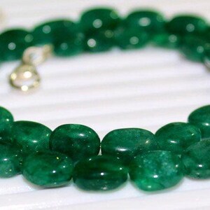 Details about   425 Cts Natural Zambian Green Emerald Naggat Plan Cabochon Gemstone Necklace