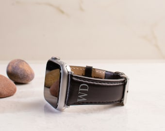 iWatch Band Gift for Birthday Women's Watch Band Gift For Her Gift for Mother's Day Leopard Apple Watch Band Custom Leather Watch Band