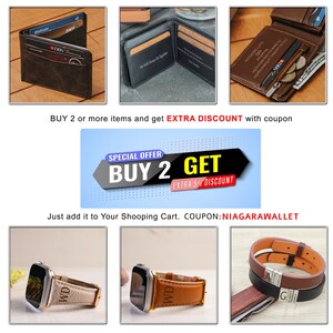 Cartera personalizada para hombre de regalo de San Valentín, regalo de San Valentín, cartera para el día de San Valentín, mejor regalo de San Valentín, cartera para hombre imagen 10