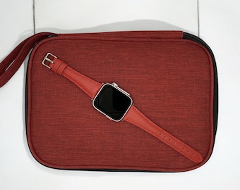 Apple Watch Band Bag, Watchband Organizer, Watch Strap Travel Case, Custom Watch Band Organizer, Watch Band Box Gift