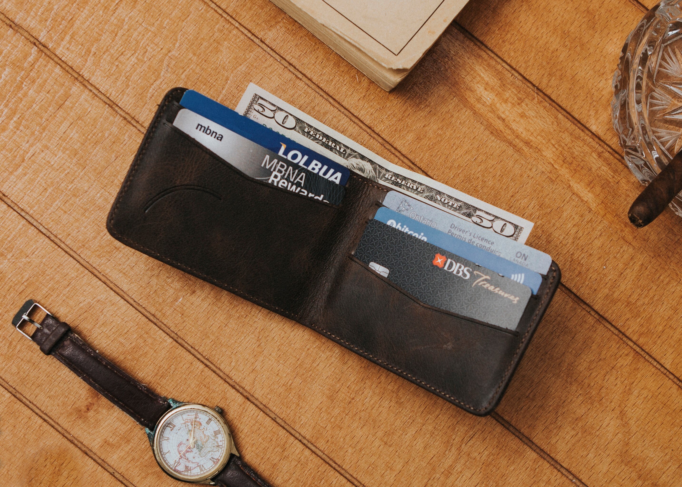 Slim Wallet Personalized Slim Men's Leather Wallet for Etsy