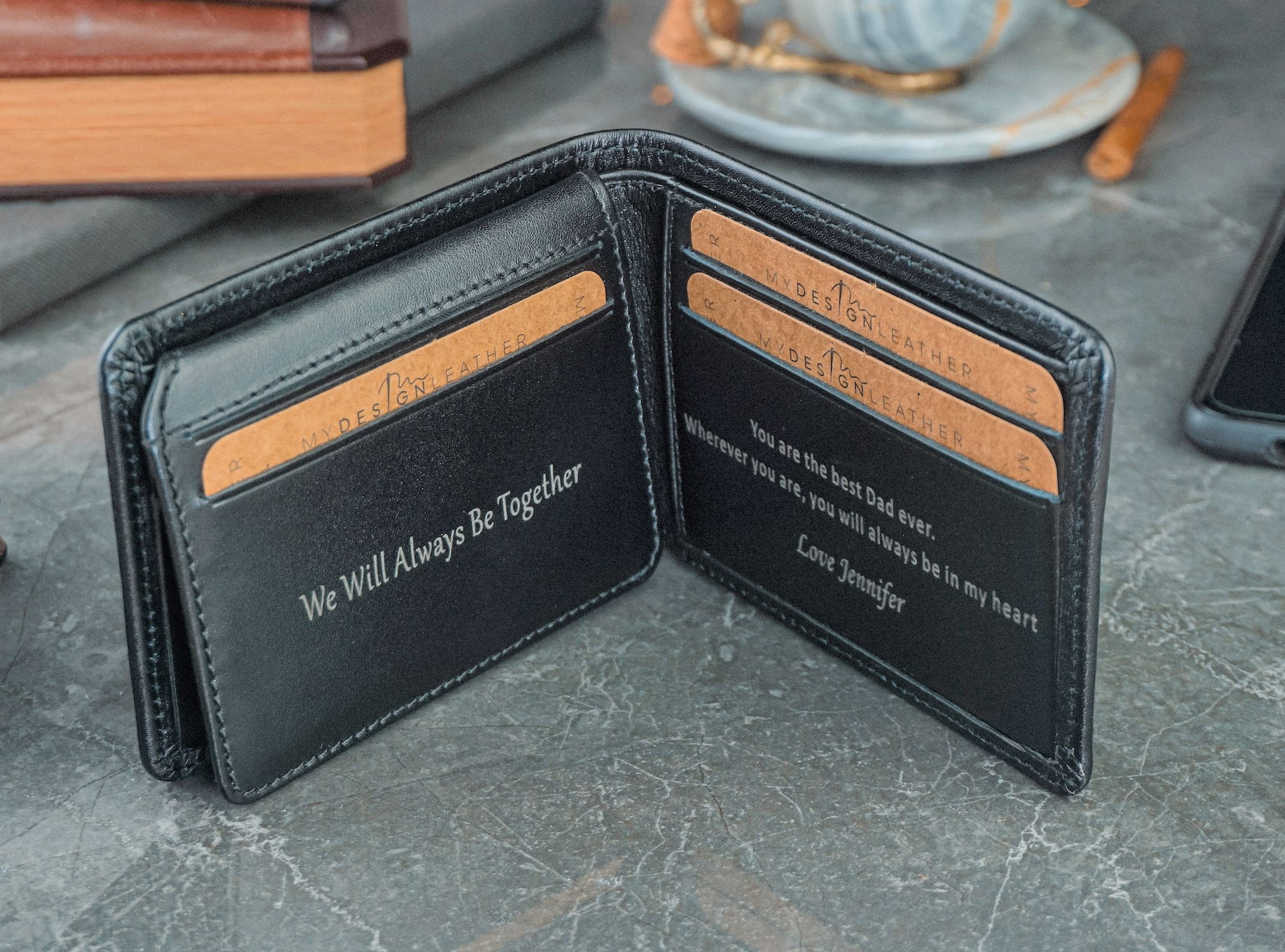 Benutzerdefinierte Brieftasche Personalisierte Leder Geldbörse Handgemachtes Geschenk Herren Leder Geldbörse Herren Geldbörse Dad Geschenk Mann Geschenk Freund Geschenk