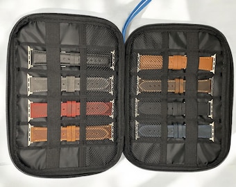 Custom Apple Watch Band Organizer: Travel Watch Strap Case, 12 Slots
