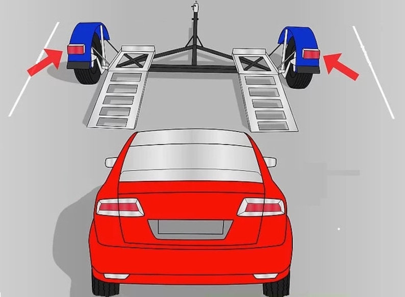 Car Tow Dolly Trailer Plans Diy Vehicle Carrier Auto Towing System