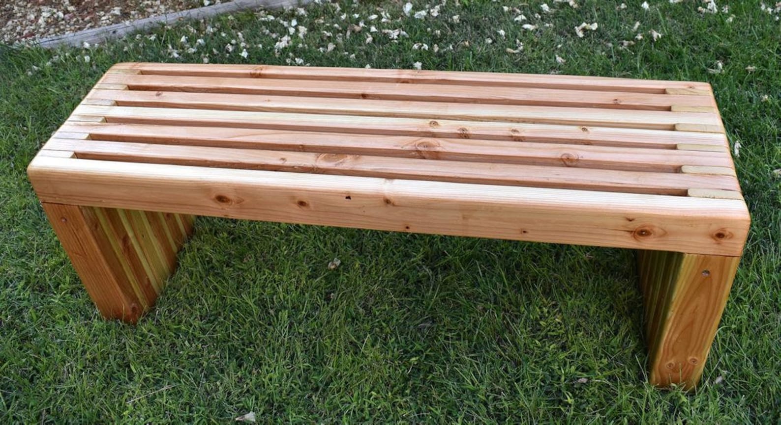 Simple Bench Plans Outdoor Furniture DIY 2x4 lumber Patio | Etsy