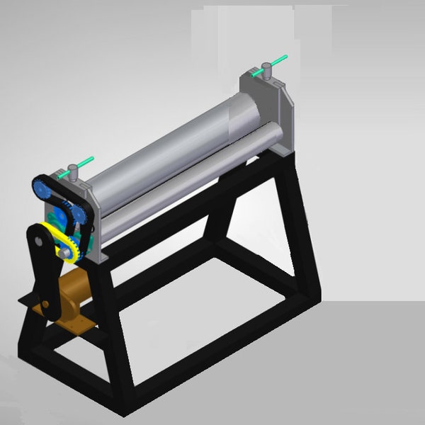 Plans de rouleau à billes en tôle bricolage rouleau de cintrage à rouleaux matériel de travail des métaux - plans de bricolage