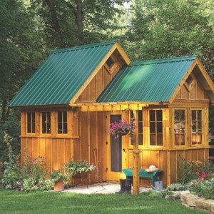 Cabin shed garden shed building plans house designs modern - Plans DIY