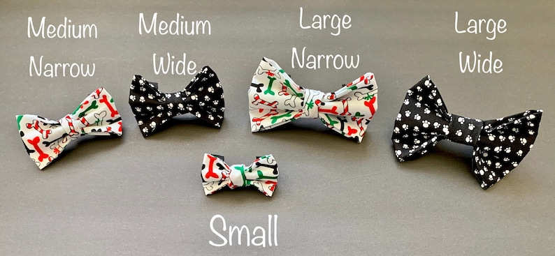 Stocking Stuffer Black and White Plaid Bow Tie Pet Bow Christmas Theme Puppy Gift Pet Gift Christmas Gift Over The Collar Dog Bow Tie