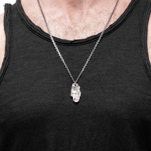 Hand Carved Sterling Silver Hamsa Necklace: Jewish Amulet Jewelry