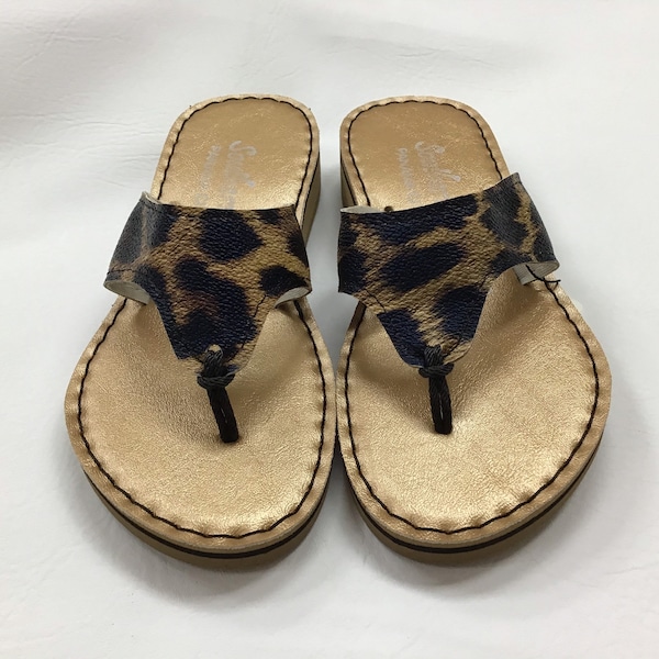 Animal Print Sandals - Etsy