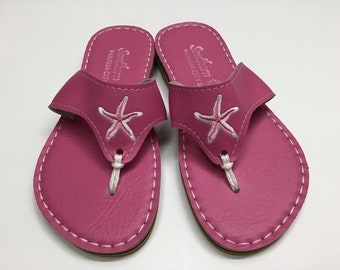 All Pink with Starfish Sandals