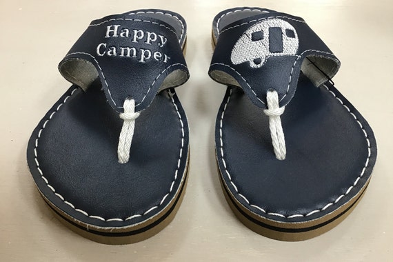 happy camper flip flops