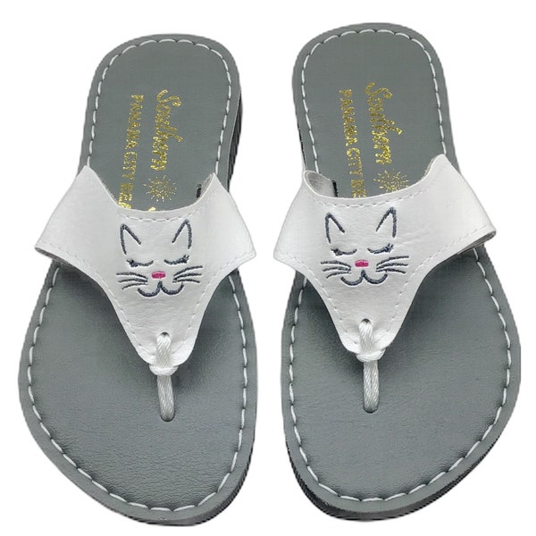 Cat Sandals Etsy