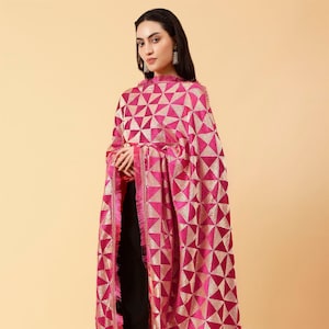 Phulkari Dupatta for Women, Bridal dupatta, Indian Dupatta handmade, Multi Dupatta, Phulkari Chunni