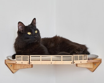 Corner cat shelves, cat corner bed, cat floating shelf, cat perch, cat wall furniture, corner cat tree, cat wall shelves, cat wall bed