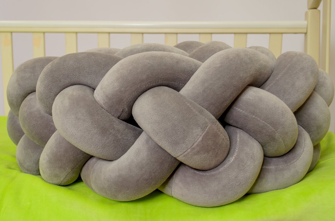 Double Braided crib bumper Сrib bumper braid crib bumper Etsy