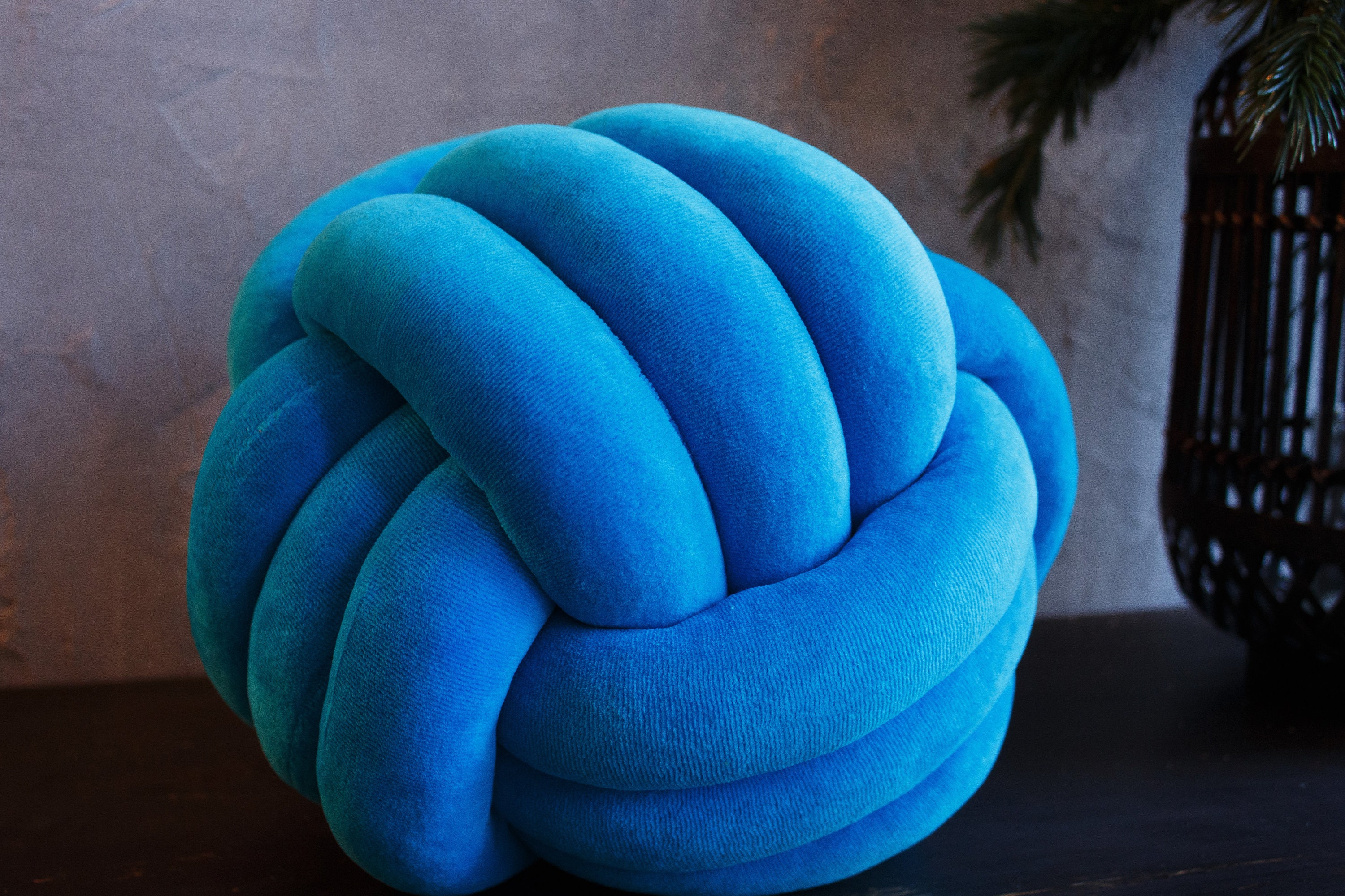 Large Knot Pillow Knot Cushion Knotted Pillow Pillow Knot Etsy