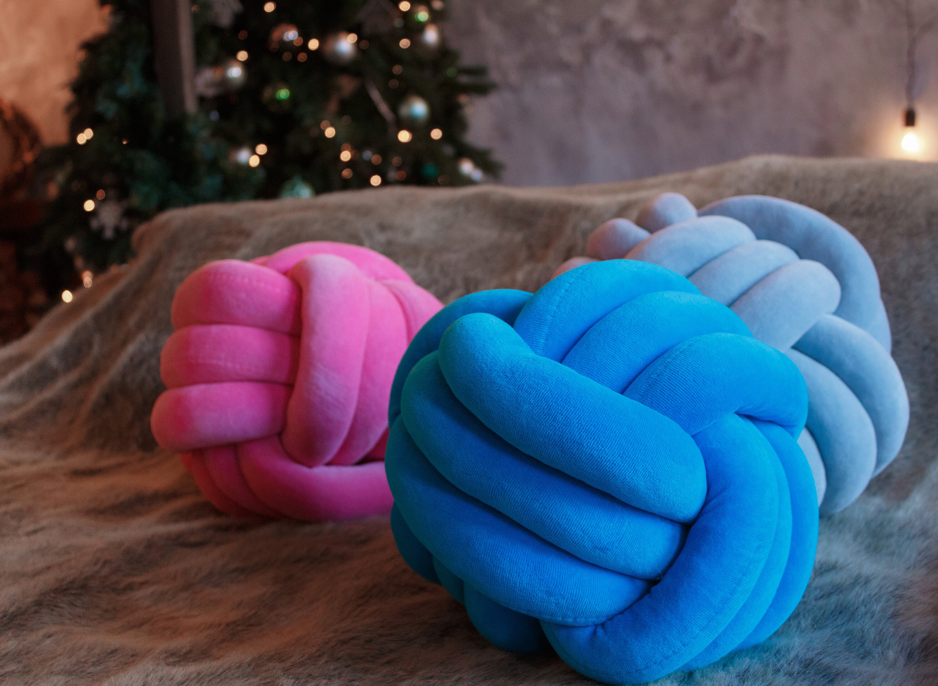 Large Knot Pillow Knot Cushion Knotted Pillow Pillow Knot Etsy